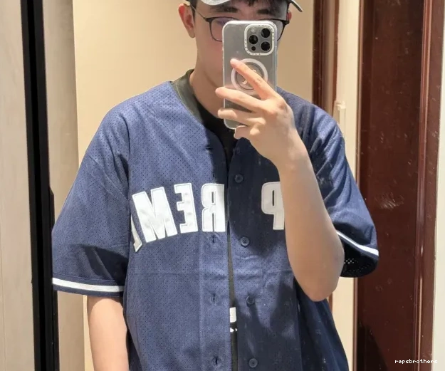 24SS short sleeved BASEBALL baseball suede MESH mesh JERSEY ULTRASUDE 0513